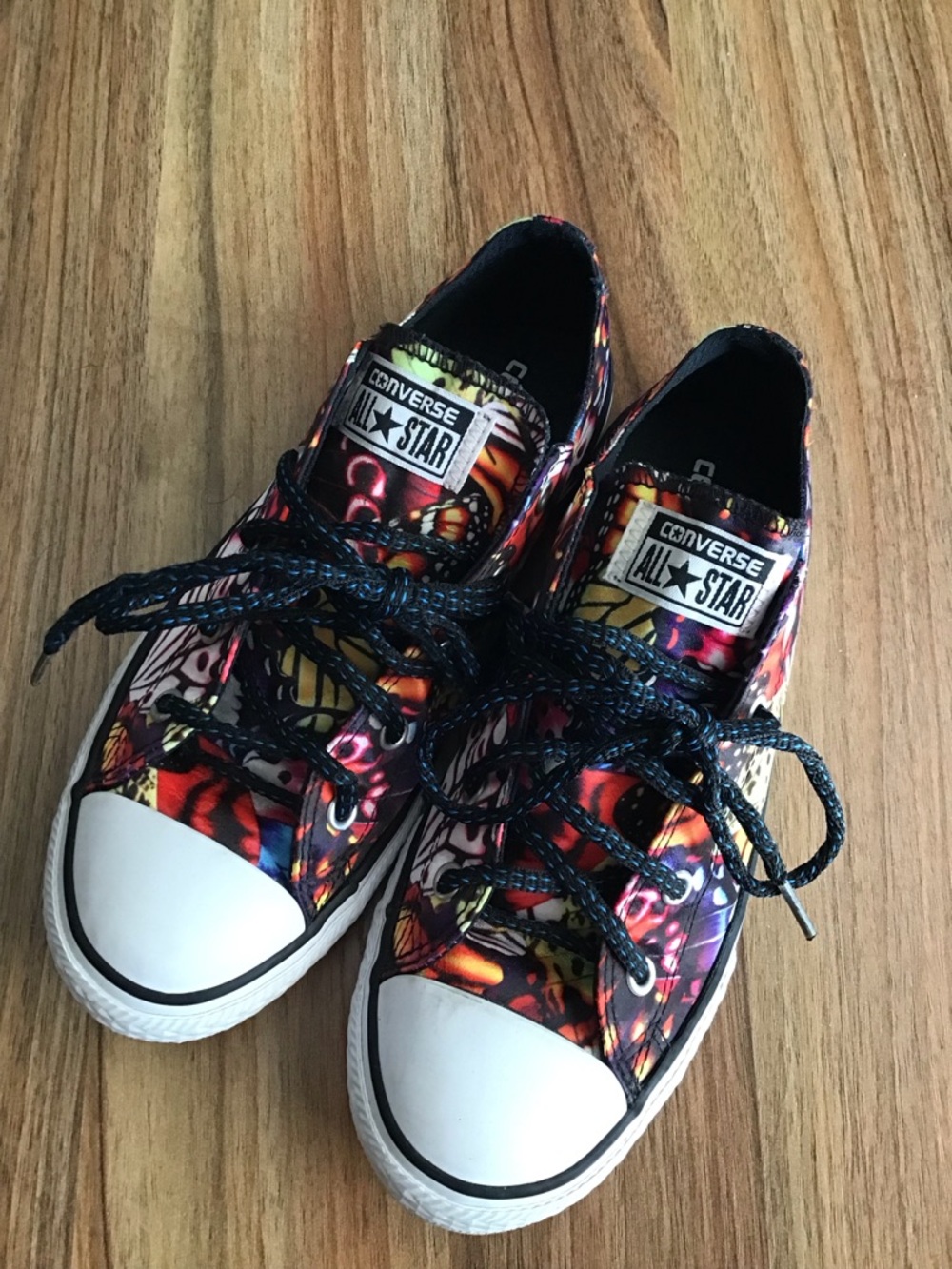 Converse Kids All Star Low Top Sneakers in Multicolor Print